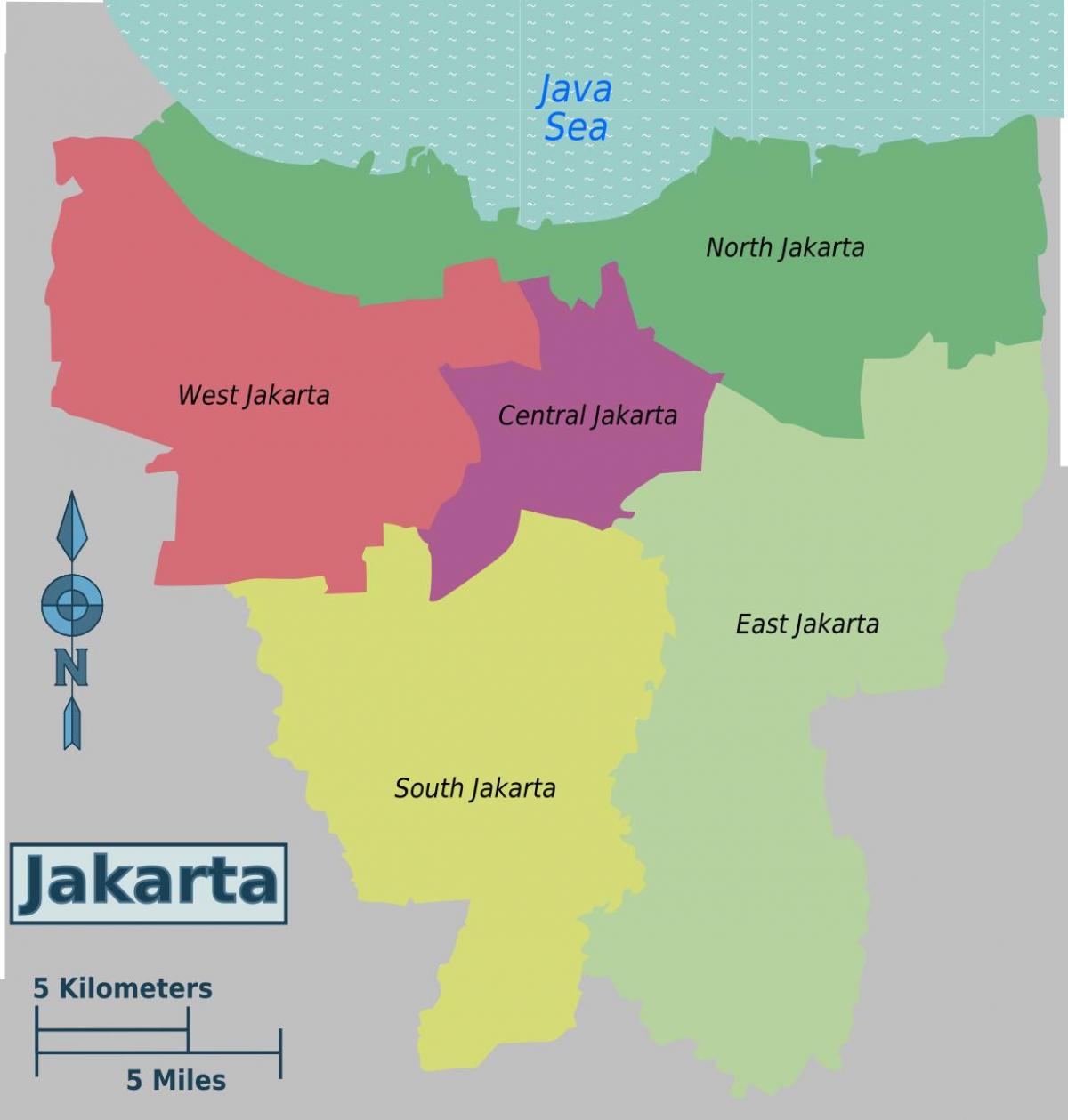 เมืองหลวงของแผนที่อินโดนีเซีย