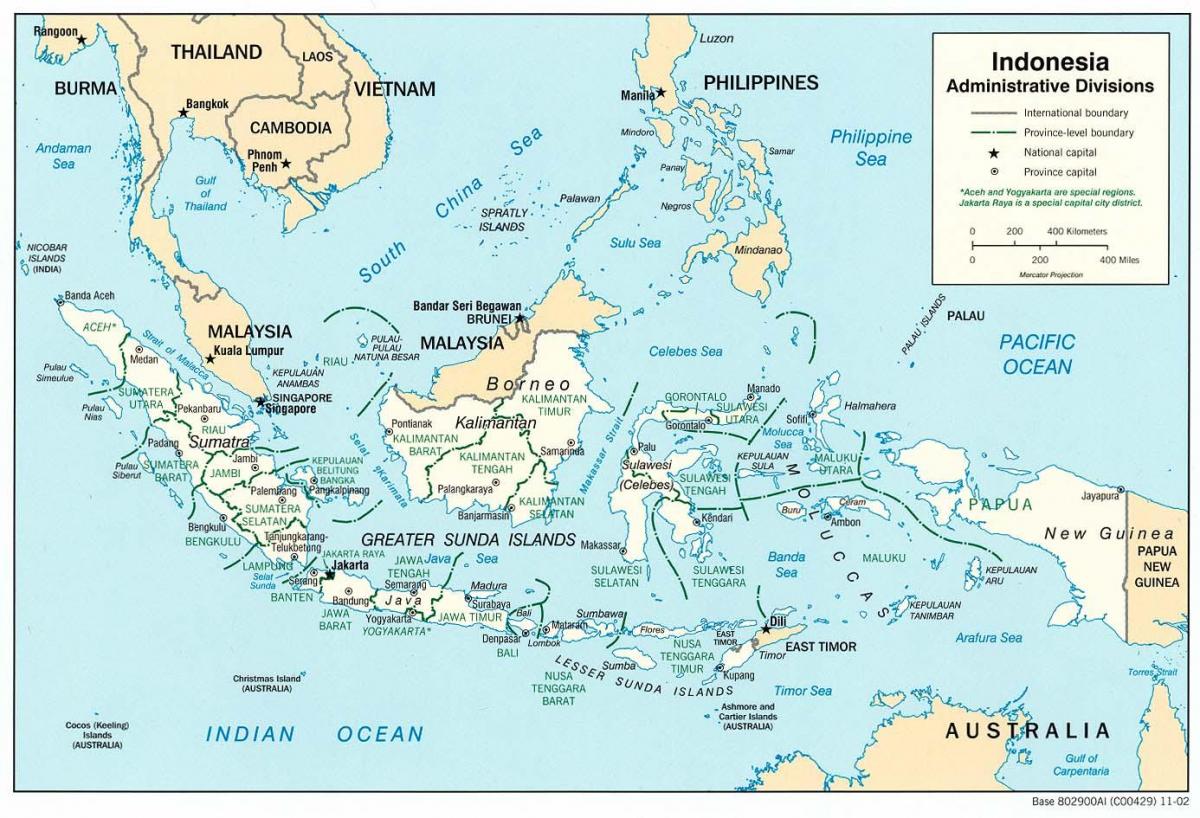 จาการ์ตาอินโดนีเซียโลกแผนที่