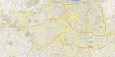 แผนที่ของถนนจาการ์ตา