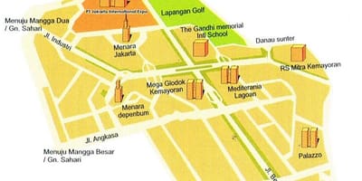 แผนที่ของนิวตรอนแผนที่ jakar