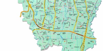 แผนที่ขอจาการ์ตา selatan