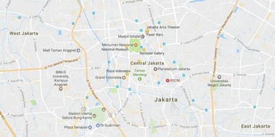 แผนที่ของร้านจาการ์ตา