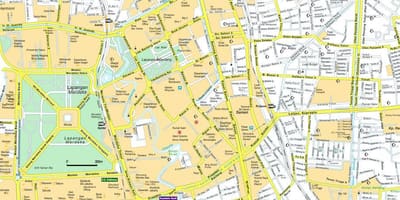 แผนที่ของ menteng จาการ์ตา