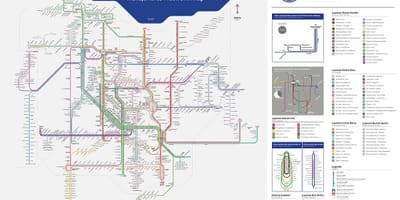 TransJakarta นแผนที่เส้นทาง